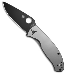 Spyderco Tenacious R.I.L. Frame Lock Knife Titanium (3.4&quot; Black) SC122TIBKP | 224956