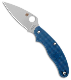 Spyderco UK Pen Knife Slip Joint Cobalt Blue FRN (2.9" Satin) C94PCBL