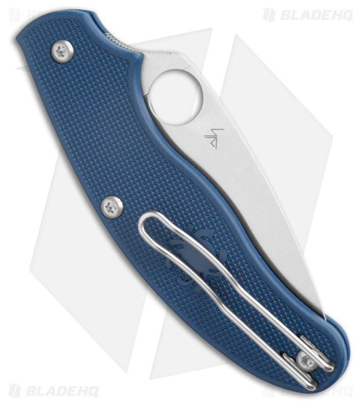 ハニヴ　SSC コンプ Spyderco UK Pen Knife Cobalt Blue FRN (Satin) - Blade HQ