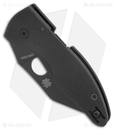 Spyderco Microjimbo Compression Lock Knife Black G-10 (2.5" Black) C264GPBK