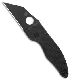 Spyderco Microjimbo Compression Lock Knife Black G-10 (2.5" Black) C264GPBK