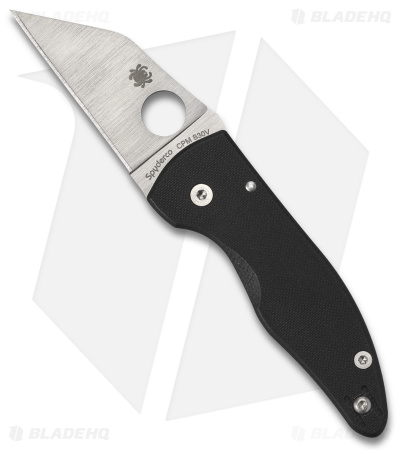 Spyderco Microjimbo Knife Black G-10 (2.45" Satin) C264GP