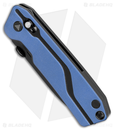 SRM Knives 7228-GI Small Rubik AMBI Lock Knife Blue G-10 (2.75" Black)