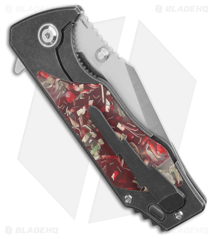 Something Obscene Co. Exclusive J-Cape V4 Blood Money Frame Lock Knife (Satin)