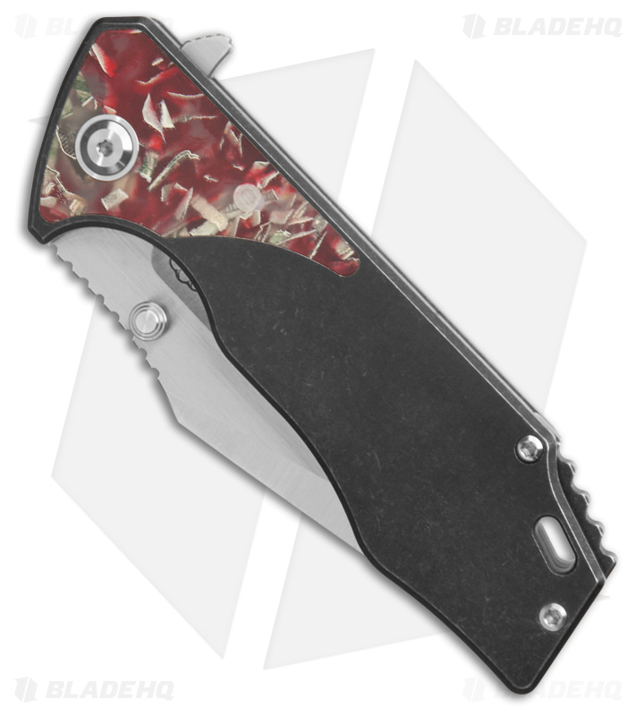 Something Obscene Co. Exclusive J-Cape V4 Blood Money Frame Lock Knife (Satin)