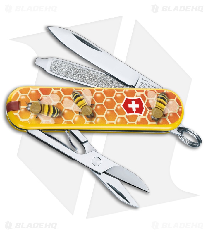 Victorinox Classic SD Swiss Army Knife Honey Bee L1702US2 Blade HQ