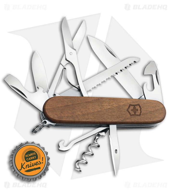 Victorinox Huntsman - Swiss Army Knife | Walnut | Blade HQ
