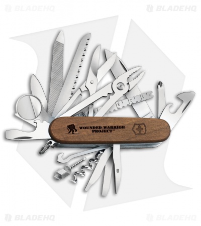 Victorinox SwissChamp Swiss Army Knife WWP Wood Handle 55076.US2