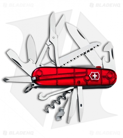 Victorinox Swiss Army Knife Huntsman Lite Ruby Red 