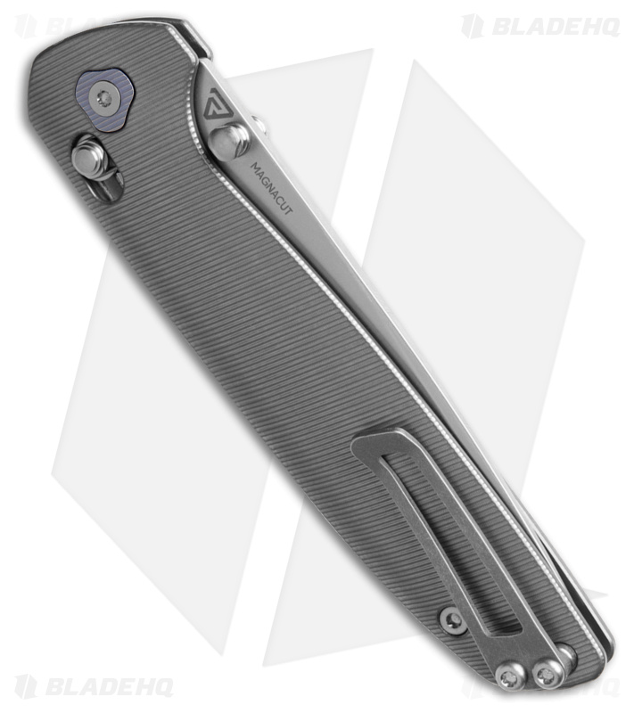 Tactile Knife Co. Maverick MagnaCut Crossbar Lock Knife Titanium (3" Stonewash )