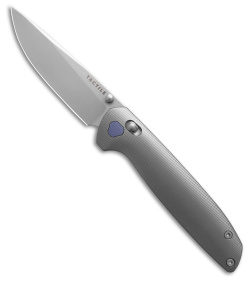 Tactile Knife Co. Maverick MagnaCut Crossbar Lock Knife Titanium (3" Stonewash )