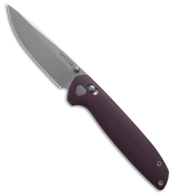 Tactile Knife Co. Maverick MagnaCut Crossbar Lock Knife Purple G-10 (3" SW )