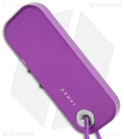 The James Brand The Palmer Utility Knife Purple Aluminum (0.56" Satin)