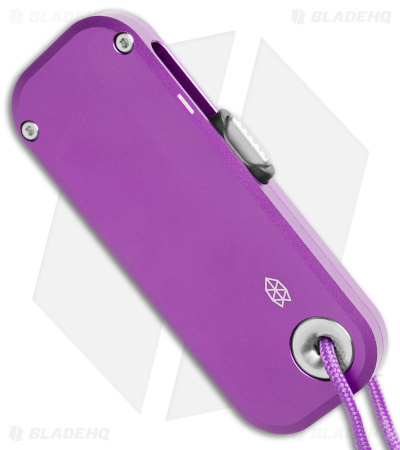 The James Brand The Palmer Utility Knife Purple Aluminum (0.56" Satin)