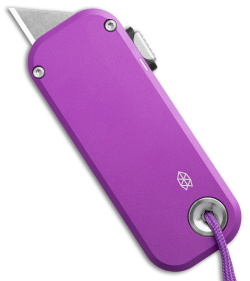 The James Brand The Palmer Utility Knife Purple Aluminum (0.56" Satin)