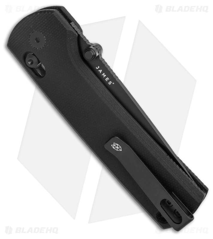 The James Brand The Kline Ambi-Slider Knife Black Micarta (3.4" Black MagnaCut) 