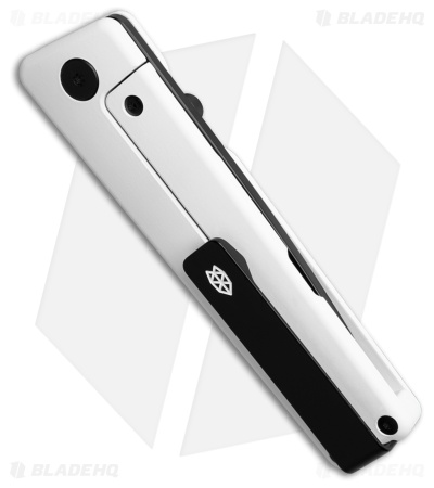 The James Brand The Chapter 2 Frame Lock Knife White Titanium (2.75" Black)