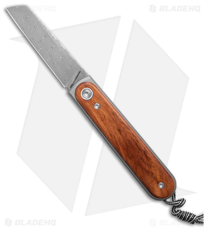 【王室御用達】♥Wiskemann ウィスカマン シルバーナイフ 2本セット James The Duval Knife Rosewood + Damasteel - Blade HQ
