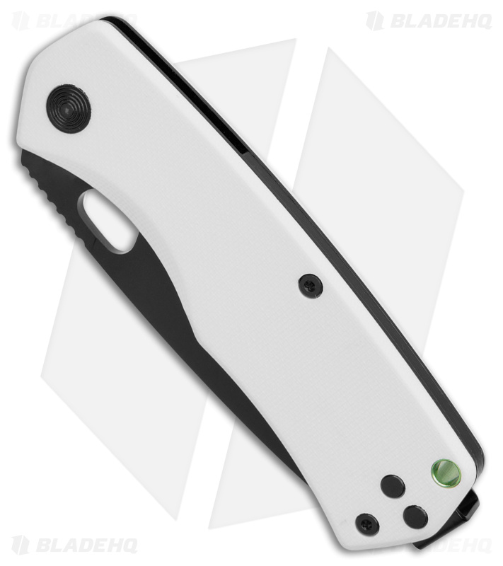 The James Brand The Folsom Liner Lock Knife White Bone G-10 (2.75" Black)
