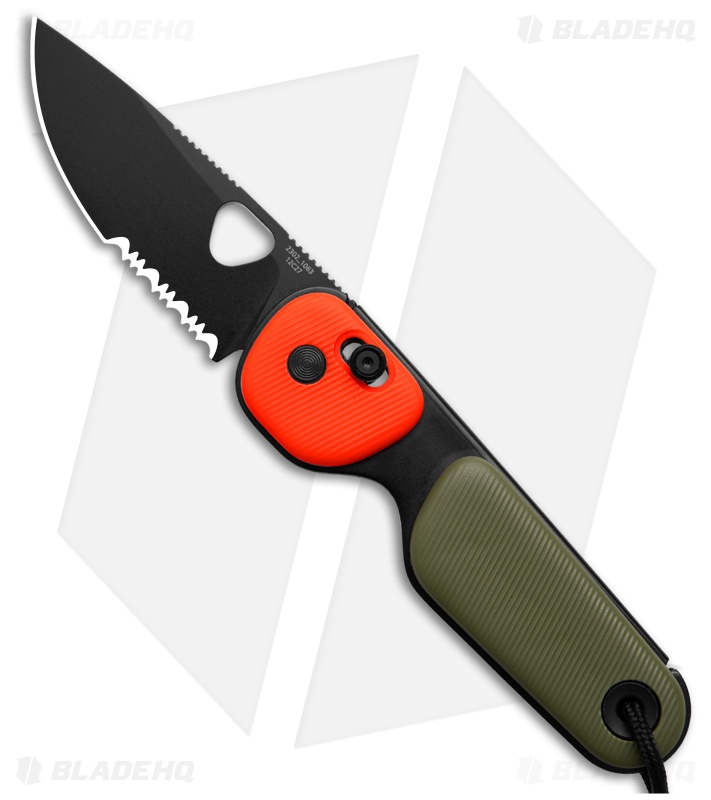 James Brand Redstone Knife OD Green/Orange Polypropylene