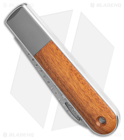 The James Brand Wayland Slip Joint Knife Rosewood  (3" Damasteel)