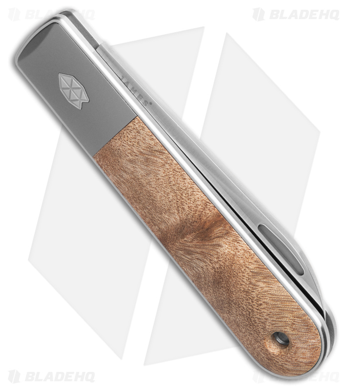 James Brand Wayland Knife Sycamore Wood (Satin) - Blade HQ