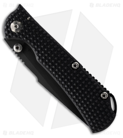 Toor Knives Chasm XLT Frame Lock Knife Black G-10/Titanium (3.1" Black) 