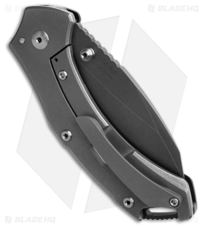 Toor Knives XT1 Charlie Carbon Frame Lock Knife Titanium/Black G-10 (3.2" Black)