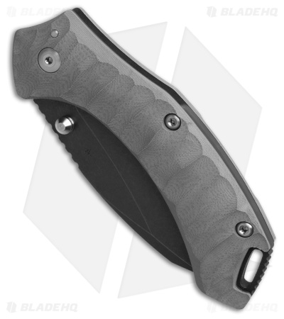 Toor Knives XT1 Charlie Stealth Frame Lock Knife Titanium/Gray G-10 (3.2" Black)