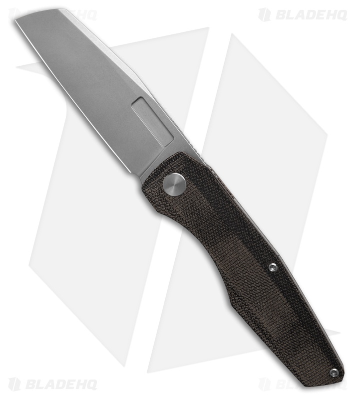 Vero Engineering Axon Liner Lock Knife Black Micarta SW