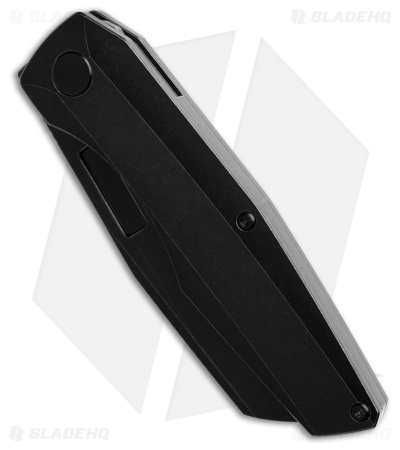 Vero Engineering Axon Liner Lock Knife Black Stonewash Titanium (3.5" Black SW)