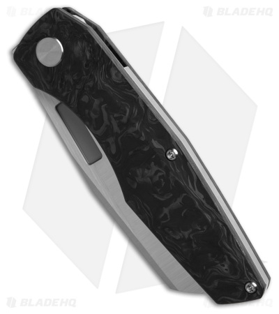 Vero Engineering Axon Liner Lock Knife Carbon Fiber (3.5" Belt Satin)