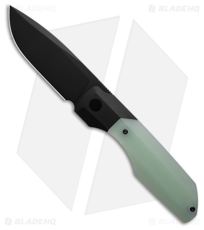 Vero Engineering Synapse XL Knife Black Titanium/Jade G-10