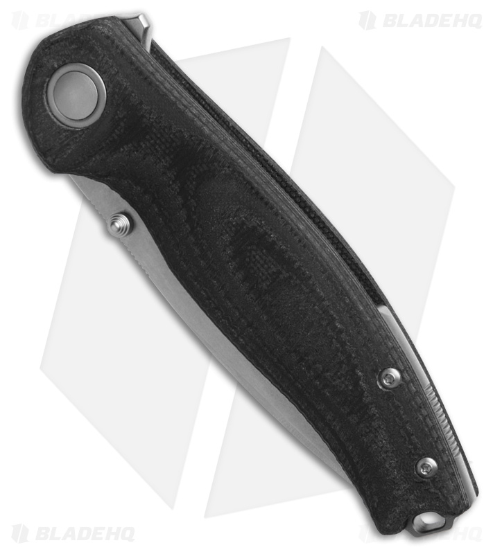 Viper Knives Vale MagnaCut Liner Lock Knife Black SureTouch (3" Stonewash)