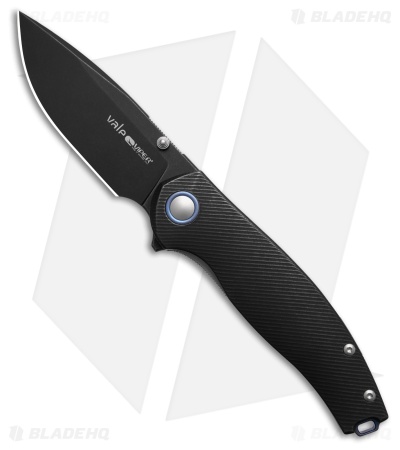 Viper Knives Vale MagnaCut Liner Lock Knife Dark SW Titanium (3" Black SW)