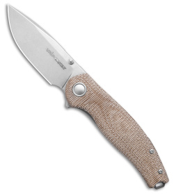 Viper Knives Vale MagnaCut Liner Lock Knife Natural Micarta (2.67" Stonewash)