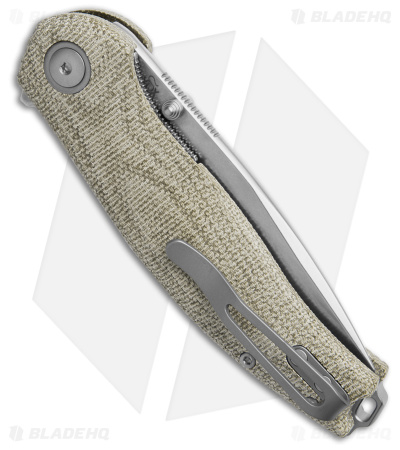 Viper Knives Vale MagnaCut Liner Lock Knife Verde Micarta (2.67" Stonewash)