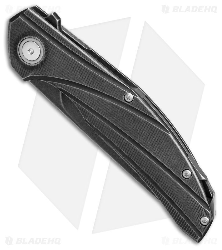 Viper Knives Anso Orso 2 Frame Lock Knife Titanium Black SW (3.4" Black SW)