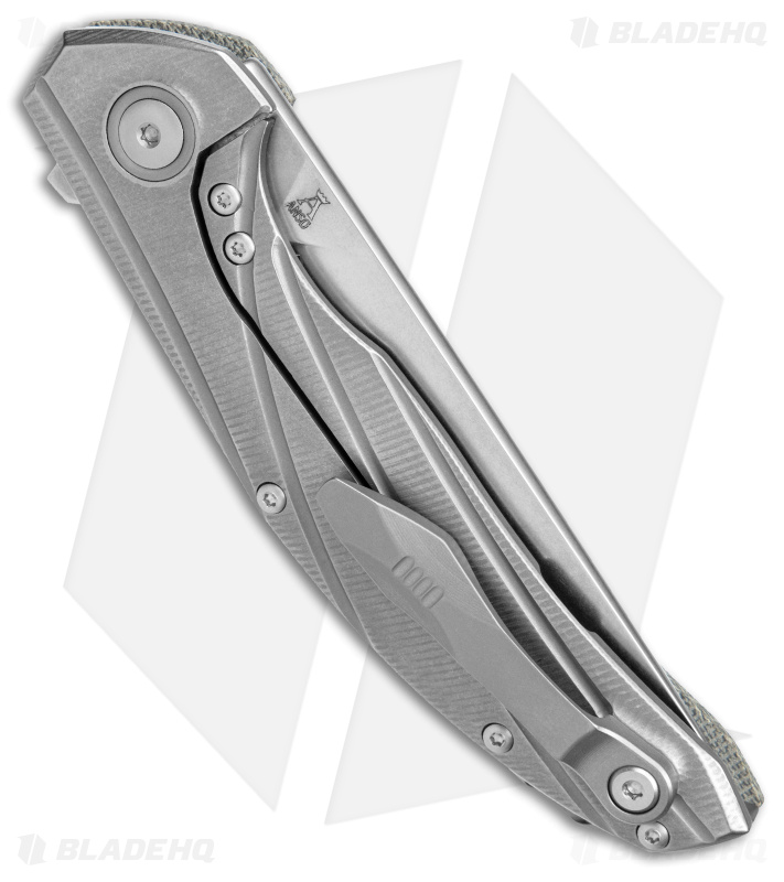 Viper Knives Anso Orso 2 Frame Lock Knife Green Canvas (3.4" SW) V5998CG
