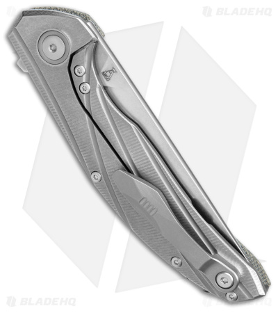 Viper Knives Anso Orso 2 Frame Lock Knife Green Canvas (3.4" SW) V5998CG
