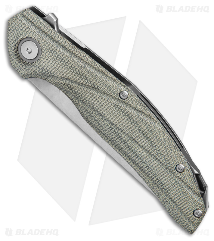 Viper Knives Anso Orso 2 Frame Lock Knife Green Canvas (3.4" SW) V5998CG