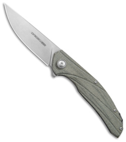 Viper Knives Anso Orso 2 Frame Lock Knife Green Canvas (3.4" SW) V5998CG