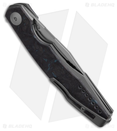 Viper Knives Voxnaes Belone Liner Lock Knife Blue Carbon Fiber/Ti (3.3" Satin)