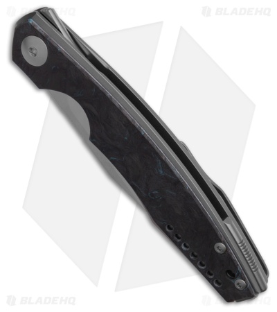 Viper Knives Voxnaes Belone Liner Lock Knife Blue Carbon Fiber/Ti (3.3" Satin)