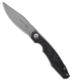Viper Knives Voxnaes Belone Liner Lock Knife Blue Carbon Fiber/Ti (3.3" Satin)