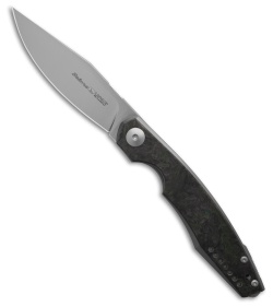 Viper Knives Voxnaes Belone Liner Lock Knife Green Carbon Fiber/Ti (3.3" Satin)