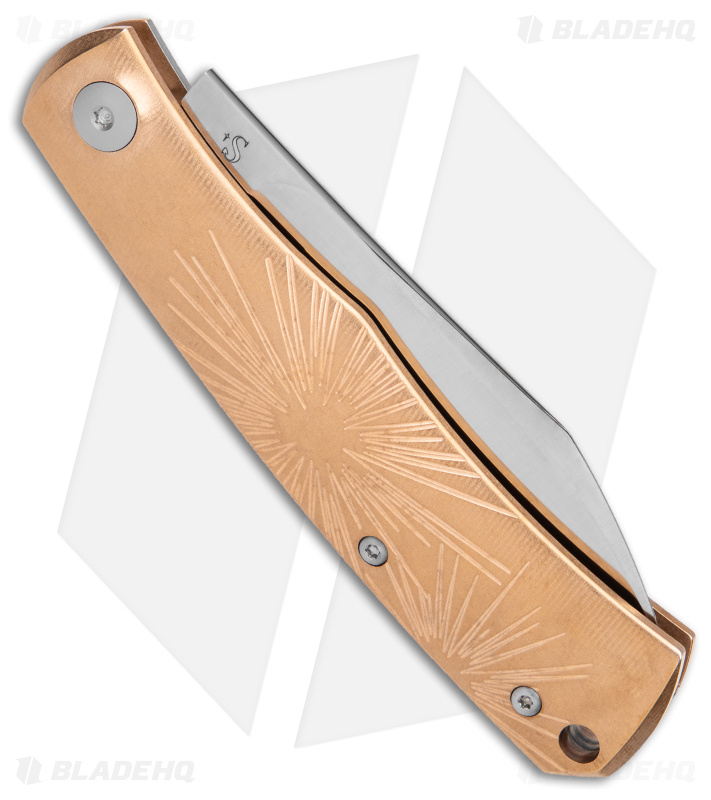 Viper Knives Hug Slip Joint Knife Sandblasted Bronze Star (3" Satin) V5990BRS