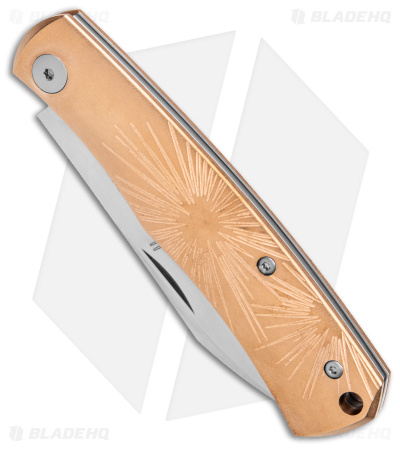 Viper Knives Hug Slip Joint Knife Sandblasted Bronze Star (3" Satin) V5990BRS