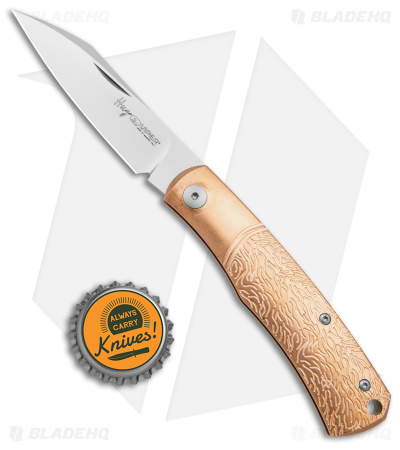 Viper Knives Hug Slip Joint Knife Sandblasted Bronze Wolf (3" Satin) V5990BRW