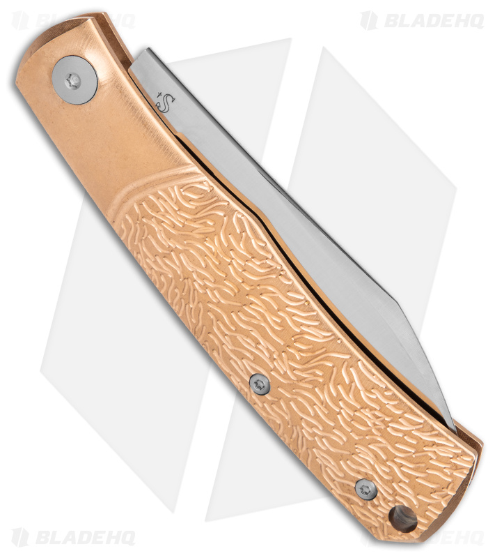 Viper Knives Hug Slip Joint Knife Sandblasted Bronze Wolf (3" Satin) V5990BRW
